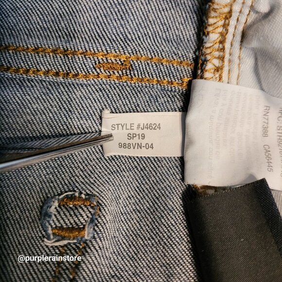 Madewell Jeans 30 Skinny 9" High Rise Creston Wash J4624 Tummy Control Stretch - Picture 7 of 13